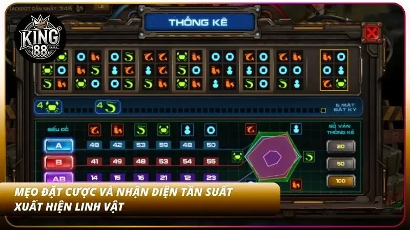 Cách chơi Bầu Cua King88 - Luật chơi và mẹo đặt cửa 2 Bảng thống kê giúp người chơi tối ưu hóa cách