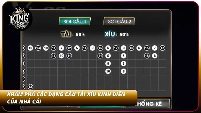 Cách Soi Cầu Tài Xỉu - Phương Pháp Bắt Cầu Chính Xác 90% 2 Tìm hiểu sâu về các loại cầu tài xỉu kinh điển của nhà cái