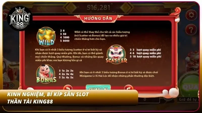 Cách Chơi Nổ Hũ Thần Tài King88 – Slot Trúng Hũ Tỷ Đồng 4 Kinh nghiệm săn thưởng đặc biệt của cao thủ lão làng